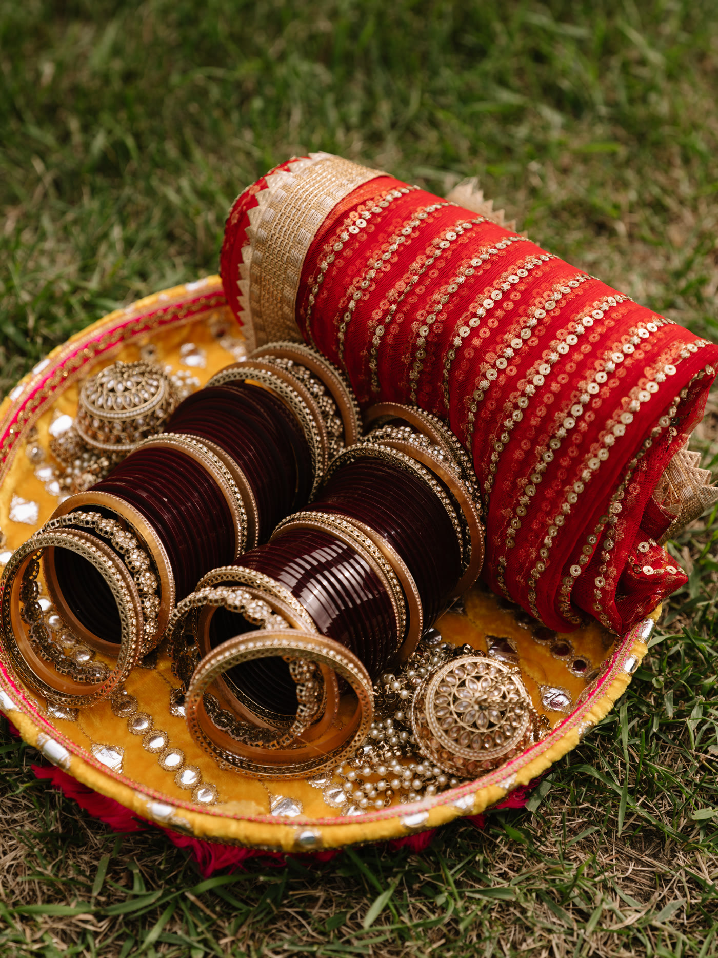 Indian wedding photography Edmonton — reception glow