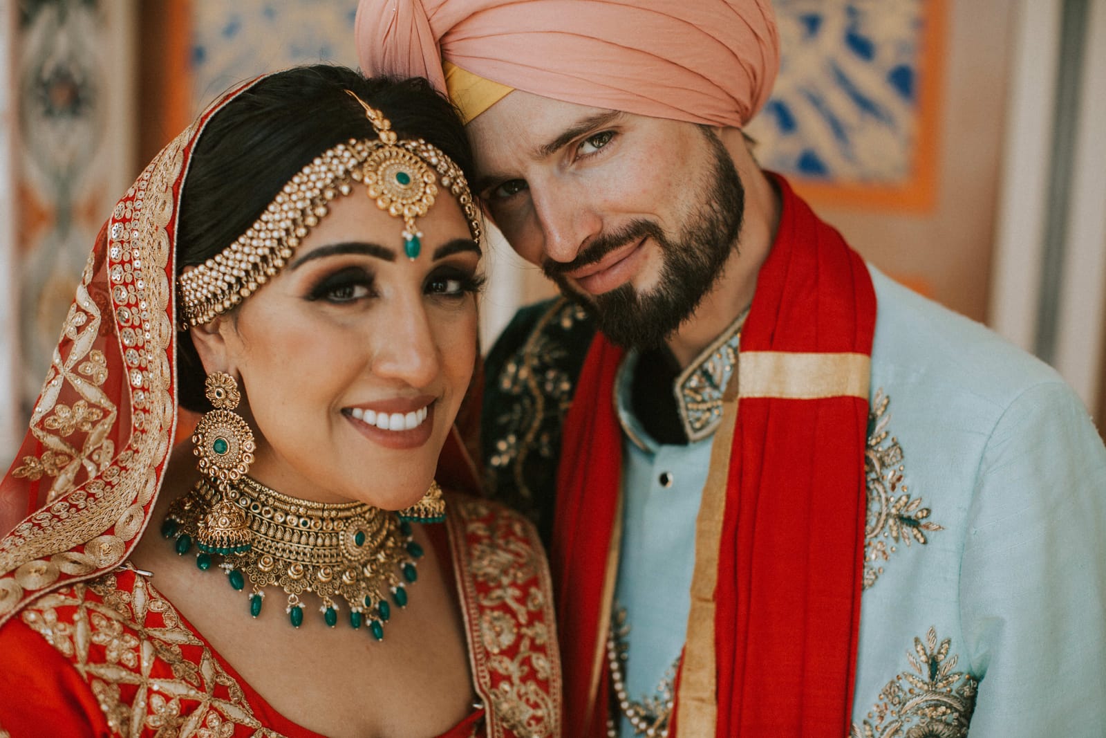 Indian wedding photography Edmonton — bridal portrait
