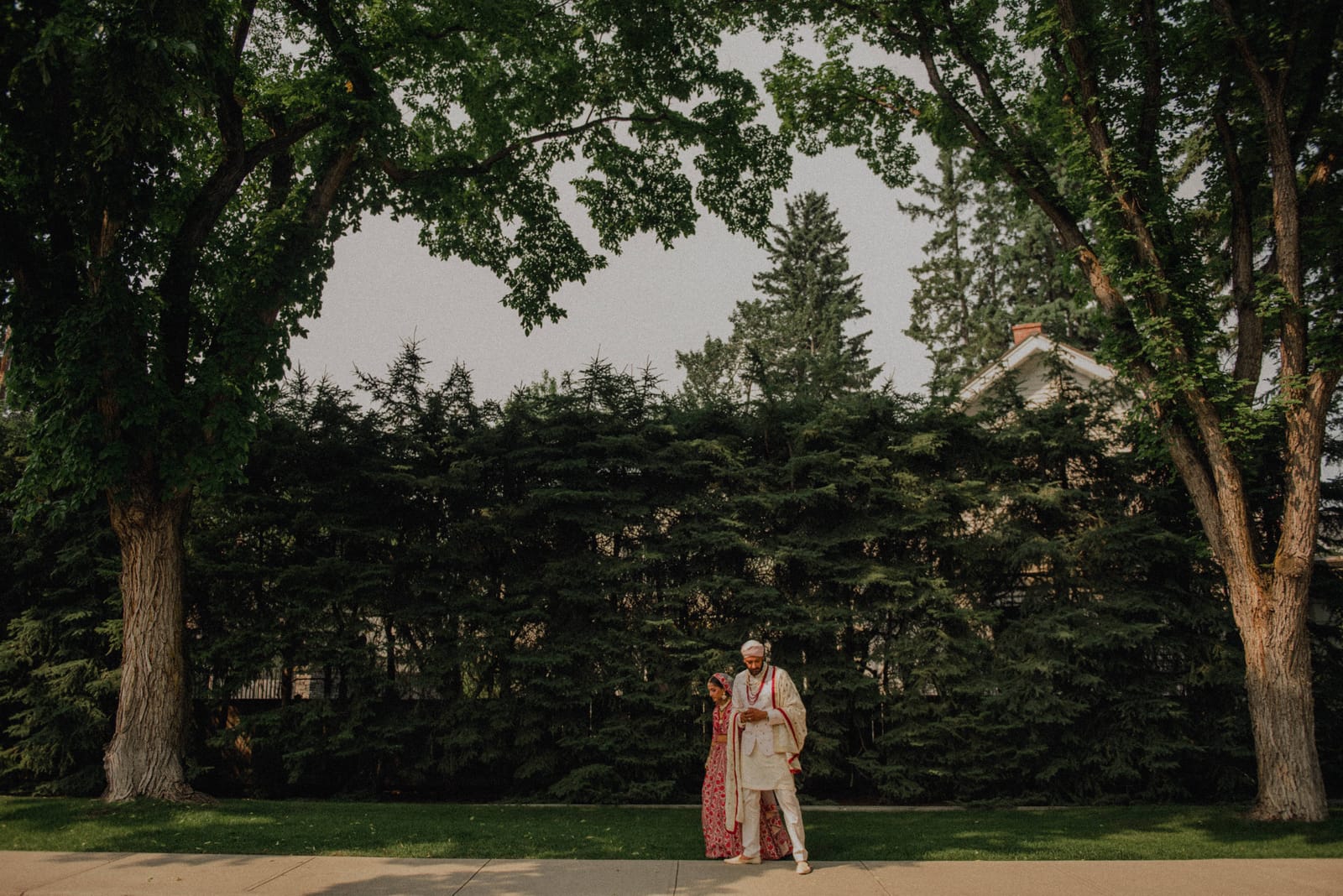 Indian wedding photography Edmonton — reception celebration