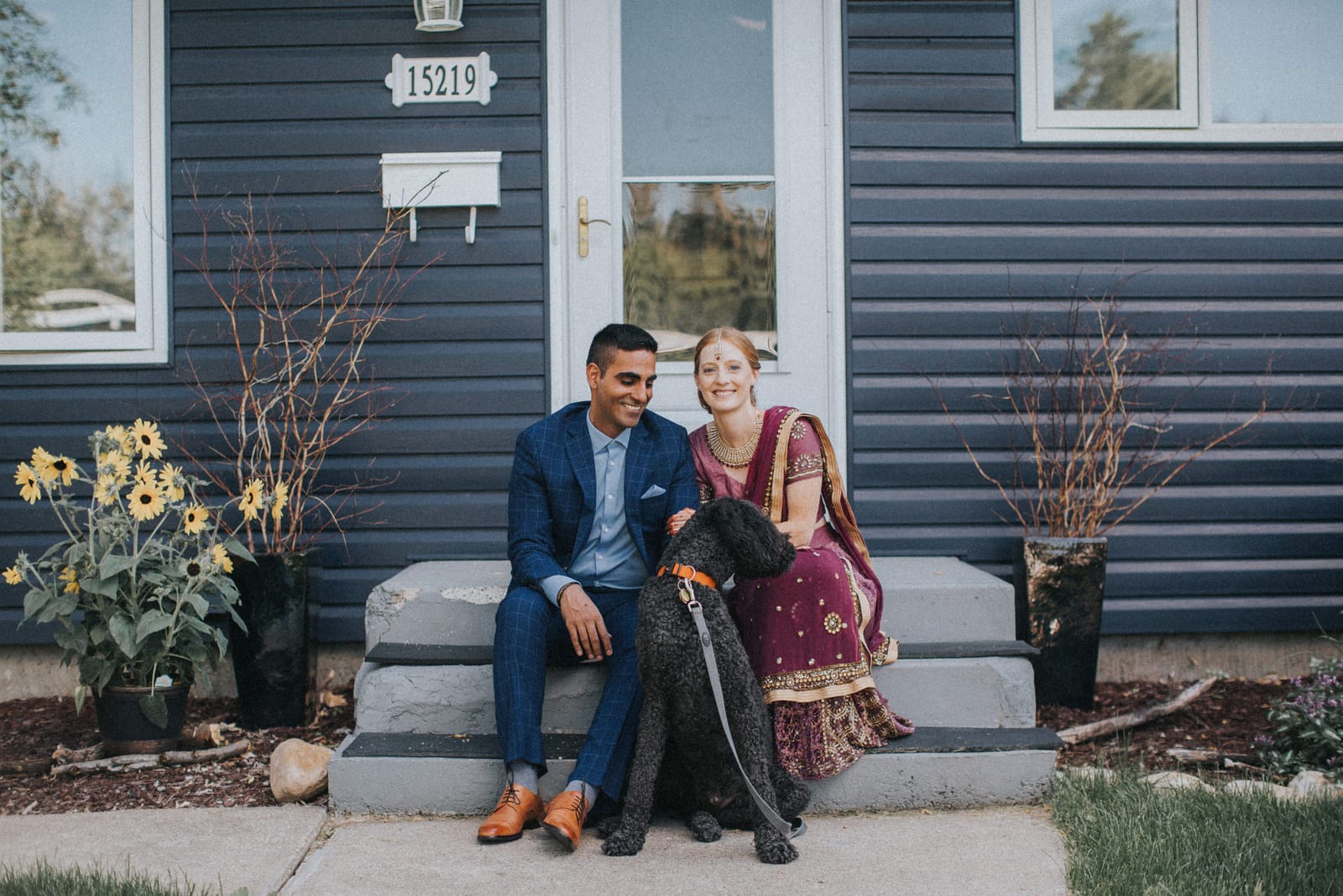 Indian wedding photography Edmonton — vidaai moment