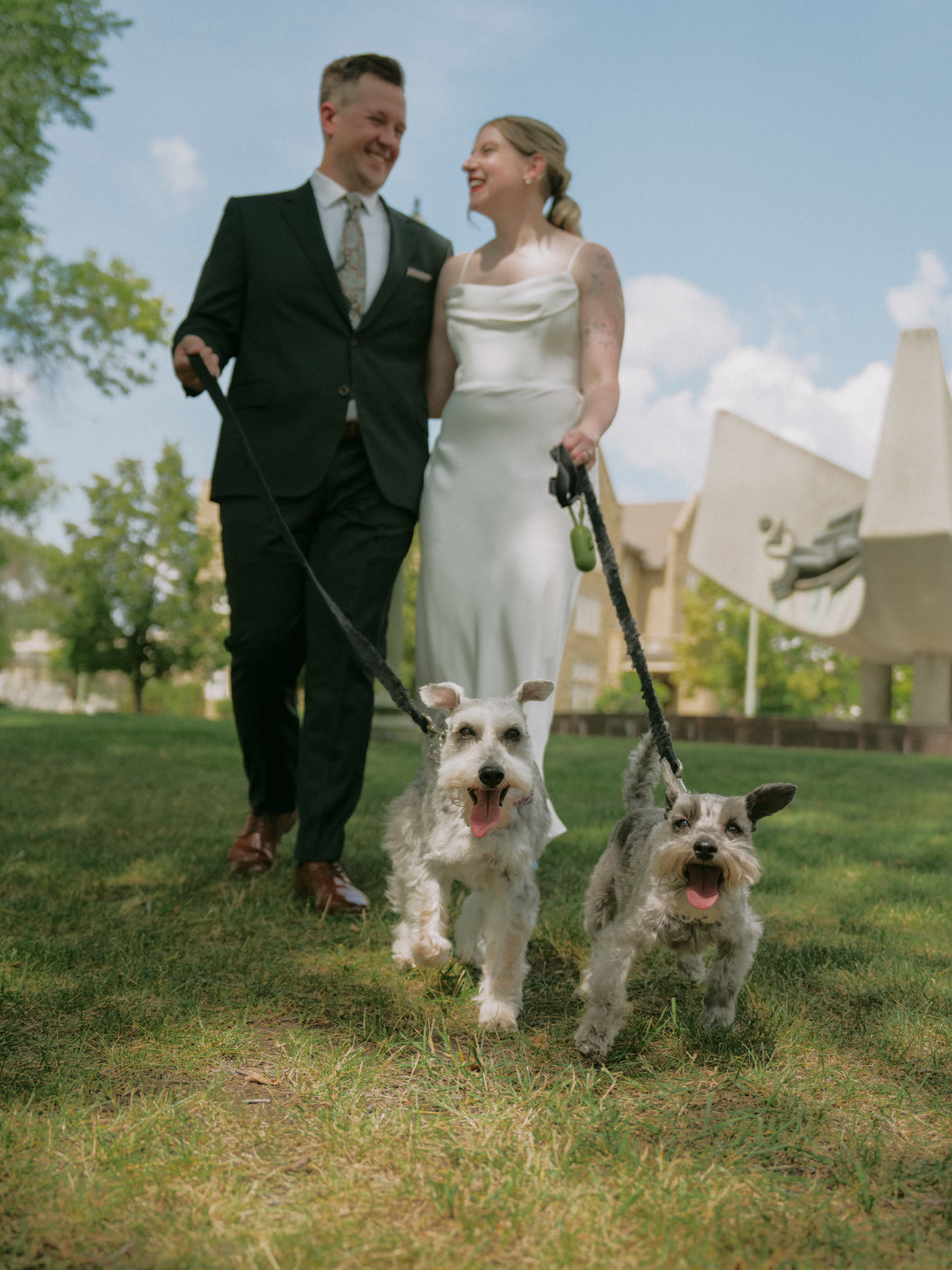 Edmonton wedding photography — aisle walk