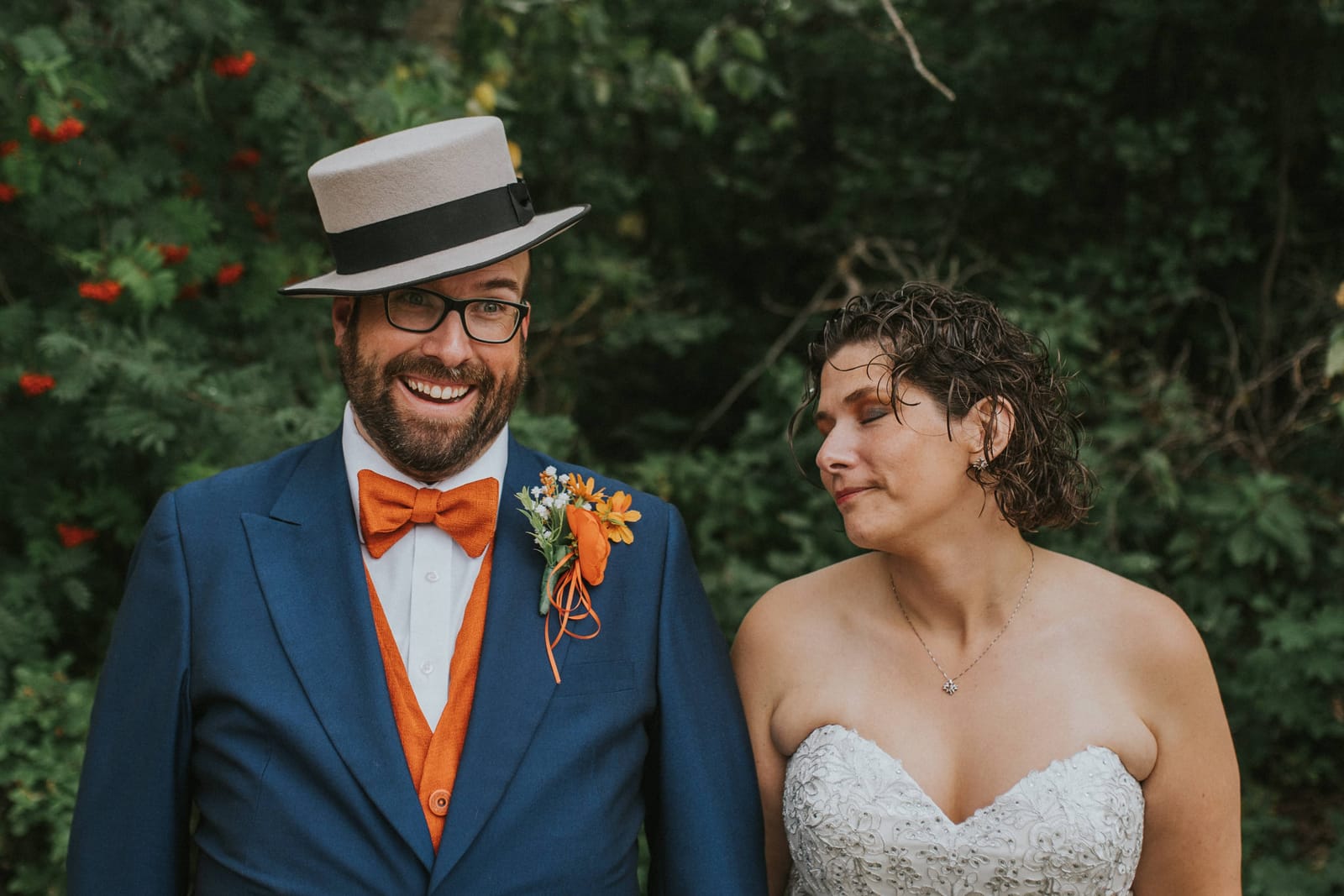 Edmonton wedding photography — bride and groom portrait